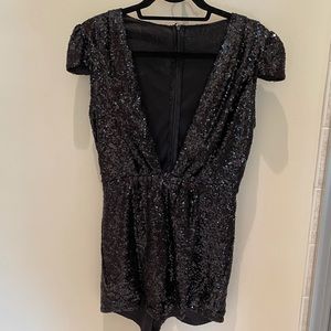 Tobi Sequin Romper Size M